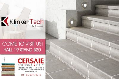 KlinkerTech, one more time, will be present in Cersaie